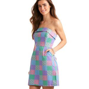 NWT Vineyard Vines Kentucky Derby LIMITED EDITION Icon Strapless Dress sz 0